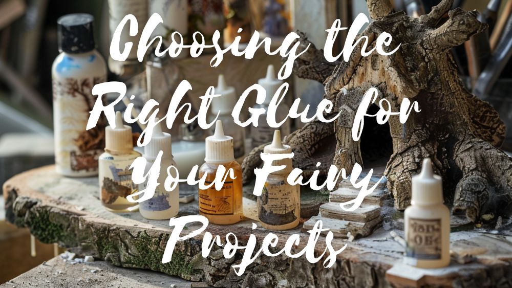 Choosing the Right Glue for Your Fairy Projects