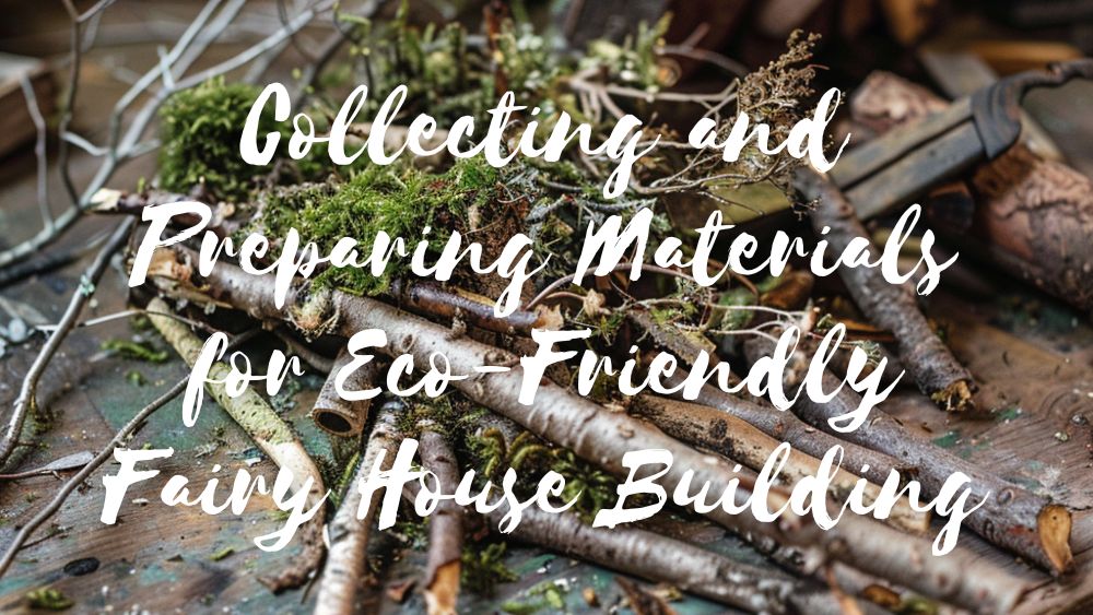 Collecting and Preparing Materials for Eco-Friendly Fairy House Building