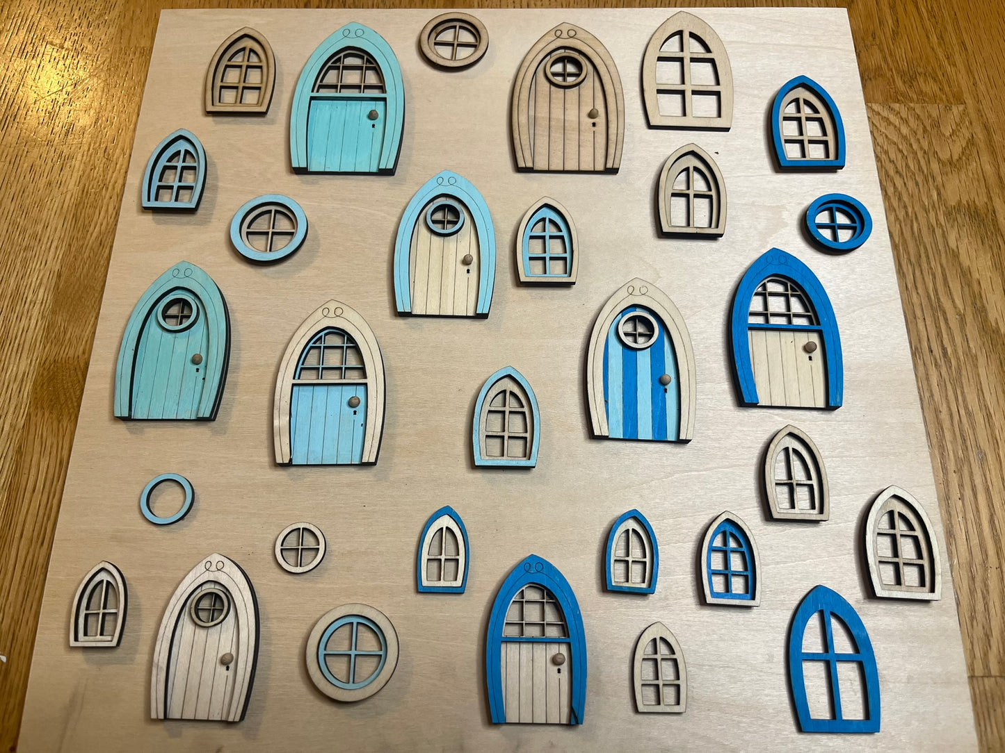 DIY Small Fairy Doors and Windows Set – Create Your Own Magical Fairy House!