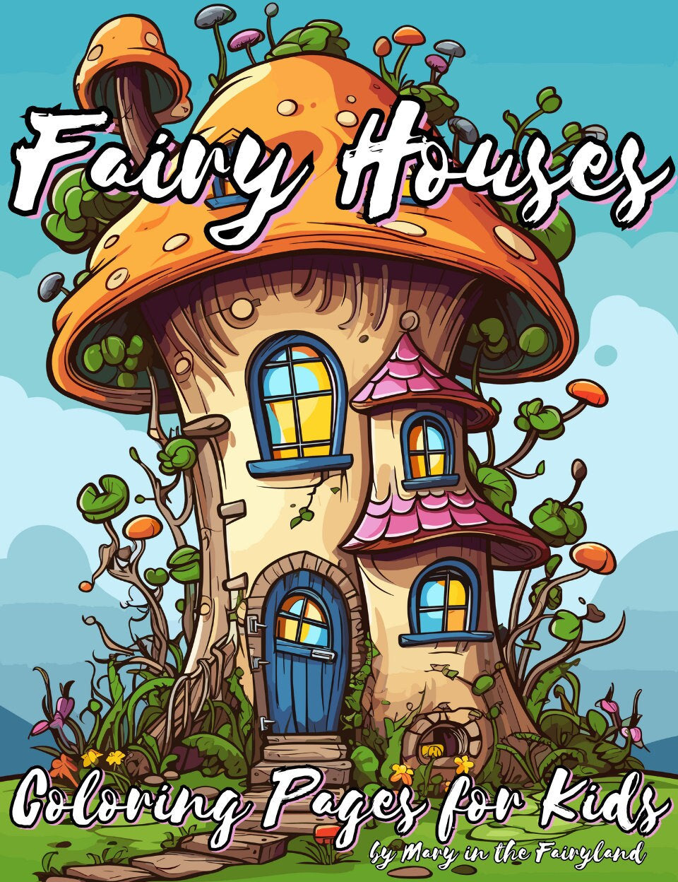 20 Kid-Friendly Fairy House Coloring Pages for Creative Fun