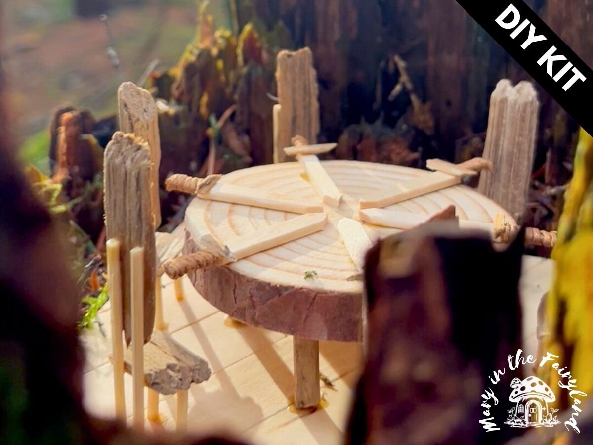 2x Enchanting DIY Fairy Tale Table Kit - Create Magical Worlds with Natural Materials!