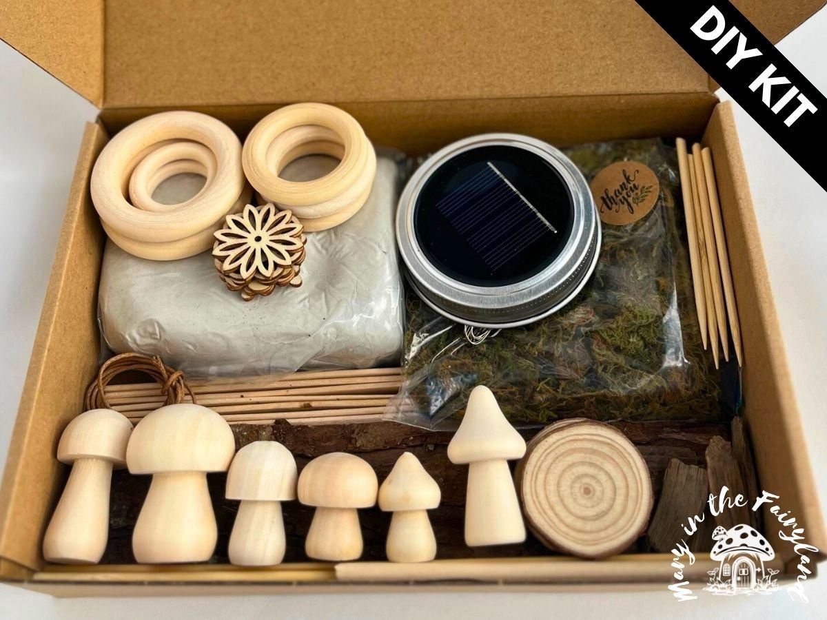 DIY Solar Roof Fairy House Kit - Create a magical fairy house!