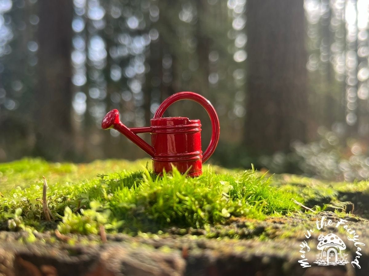 Miniature Fairy Garden Watering Can - A magical addition to your fairy garden