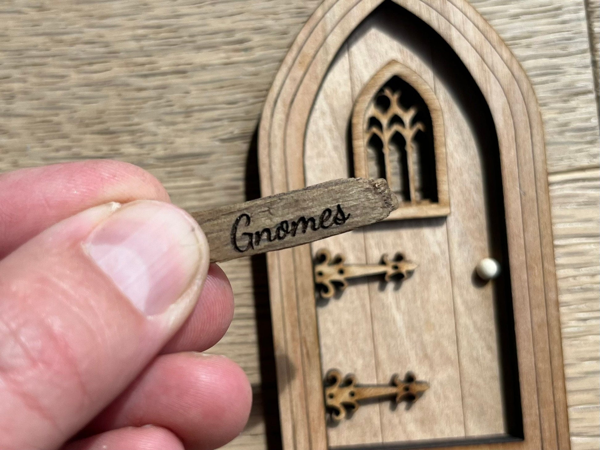 6x Personalized Engraved Wood Chips for your DIY Project