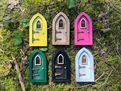 DIY Gothic Fairy Door Set - Create Your Own Magical Entrance