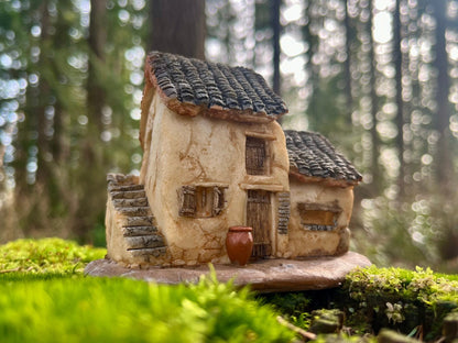 Enchanting Resin Fairy House for Outdoor Magic