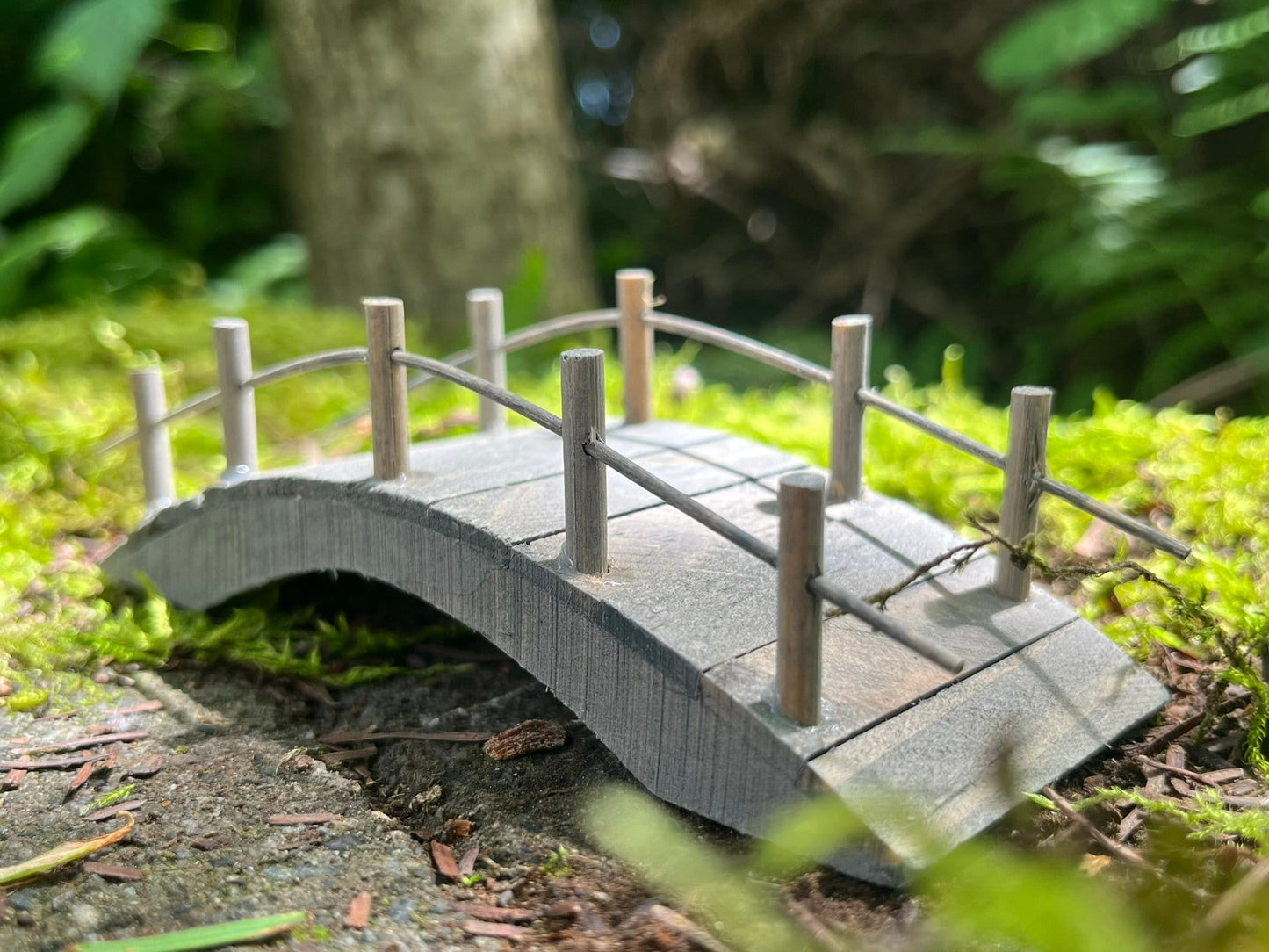 Wooden Fairy Garden Bridge – Durable and Enchanting Decor