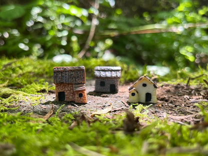 Miniature Fairy Houses - Set of 3