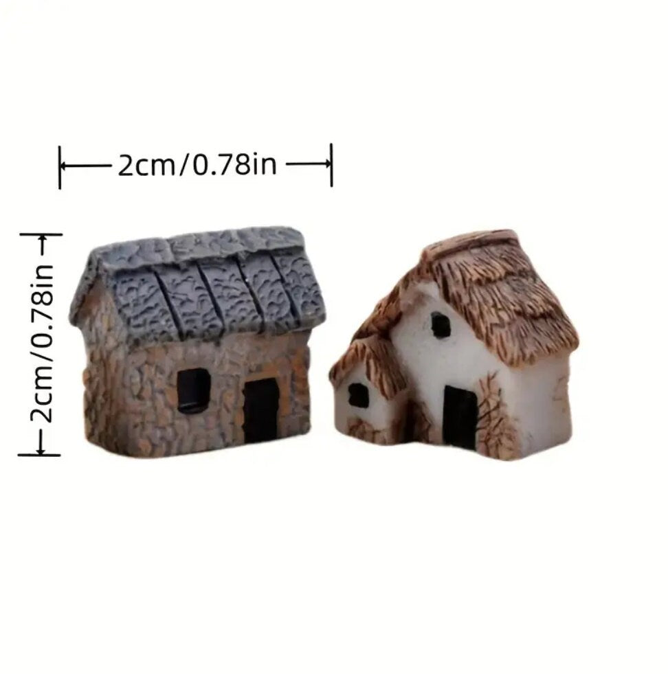 Miniature Fairy Houses - Set of 3