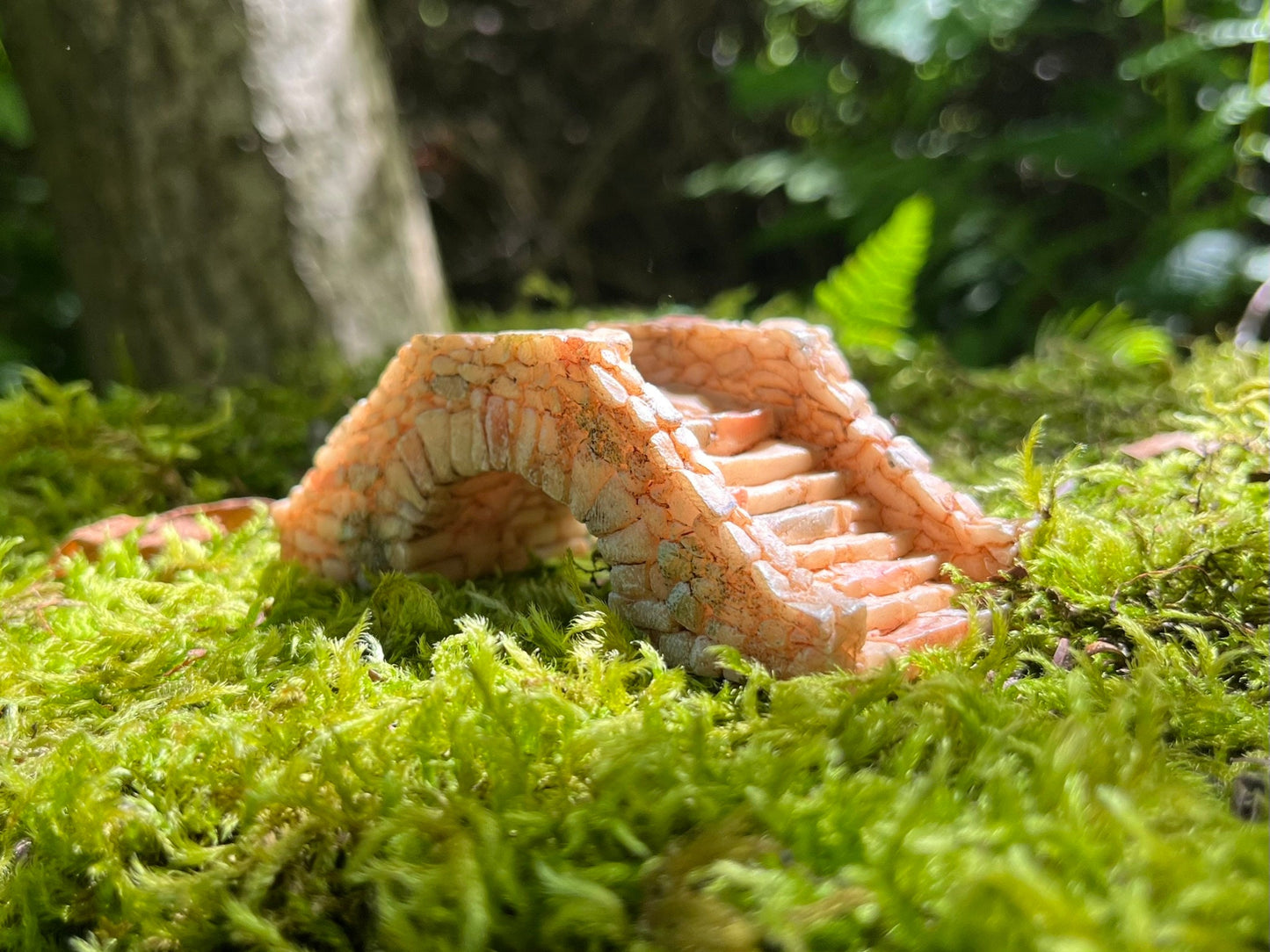 Whimsical Fairy Garden Stone Bridge