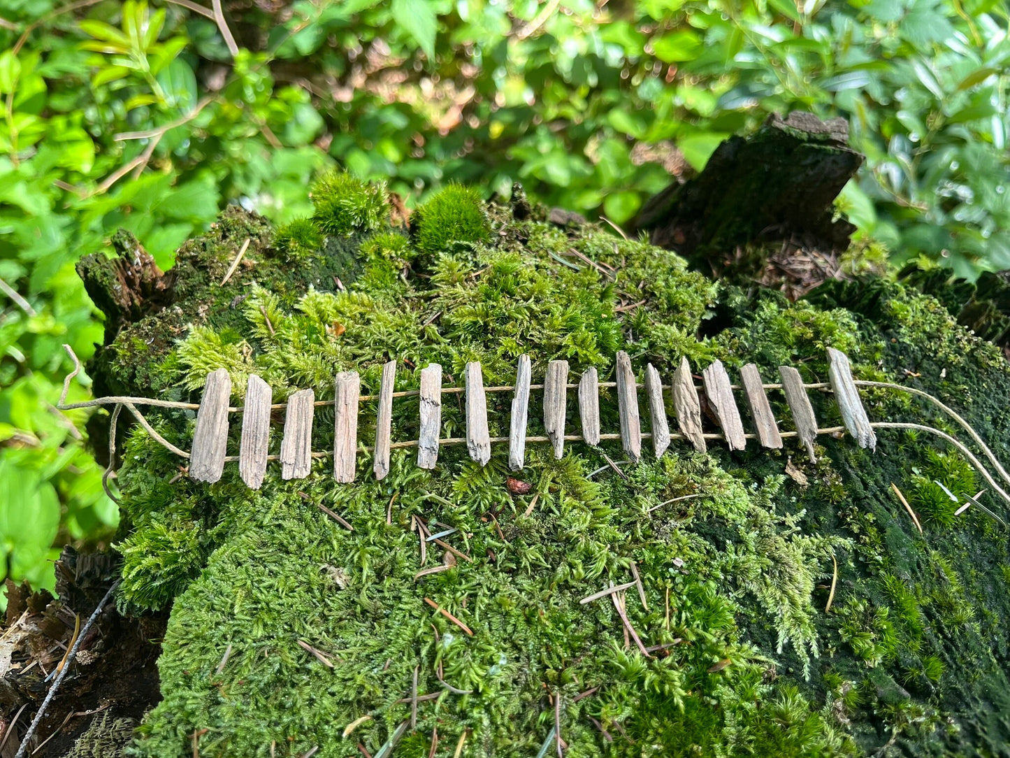 Handmade fairy rope ladder