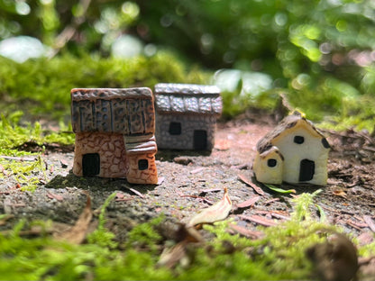 Miniature Fairy Houses - Set of 3