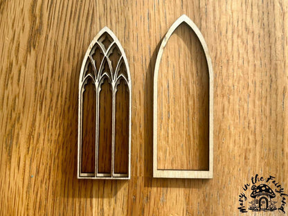 Enchanting Gothic Fairy Windows - Set of 2