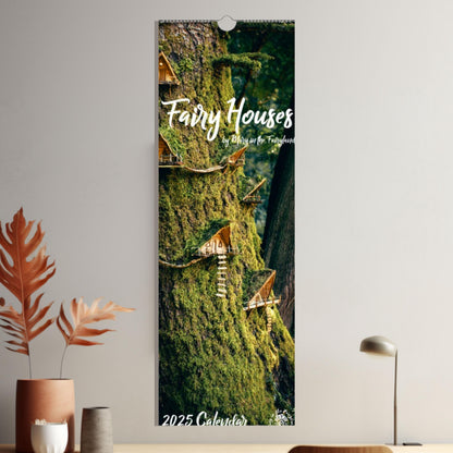 Fairy Houses Wall Calendar 2025: By Mary in the Fairyland (US & CA)