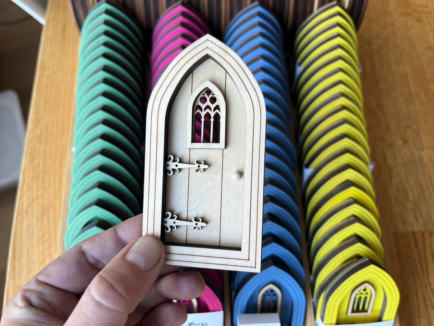 DIY Gothic Fairy Door Set - Create Your Own Magical Entrance