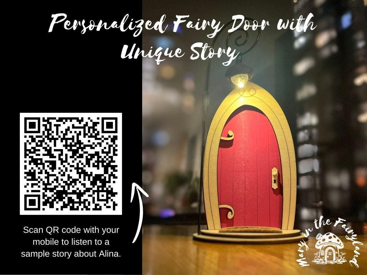 Personalized Fairy Door with Unique Story – A Magical Keepsake