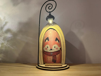 Enchanting Fairy Door with Lantern