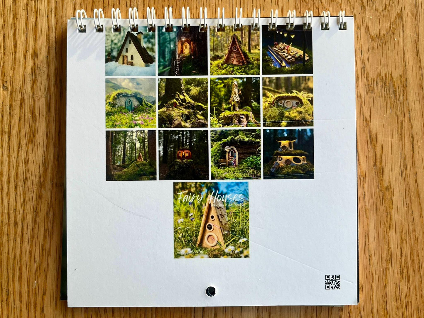 2025 Fairy House Wall Calendar – 5.5” x 11” Hanging