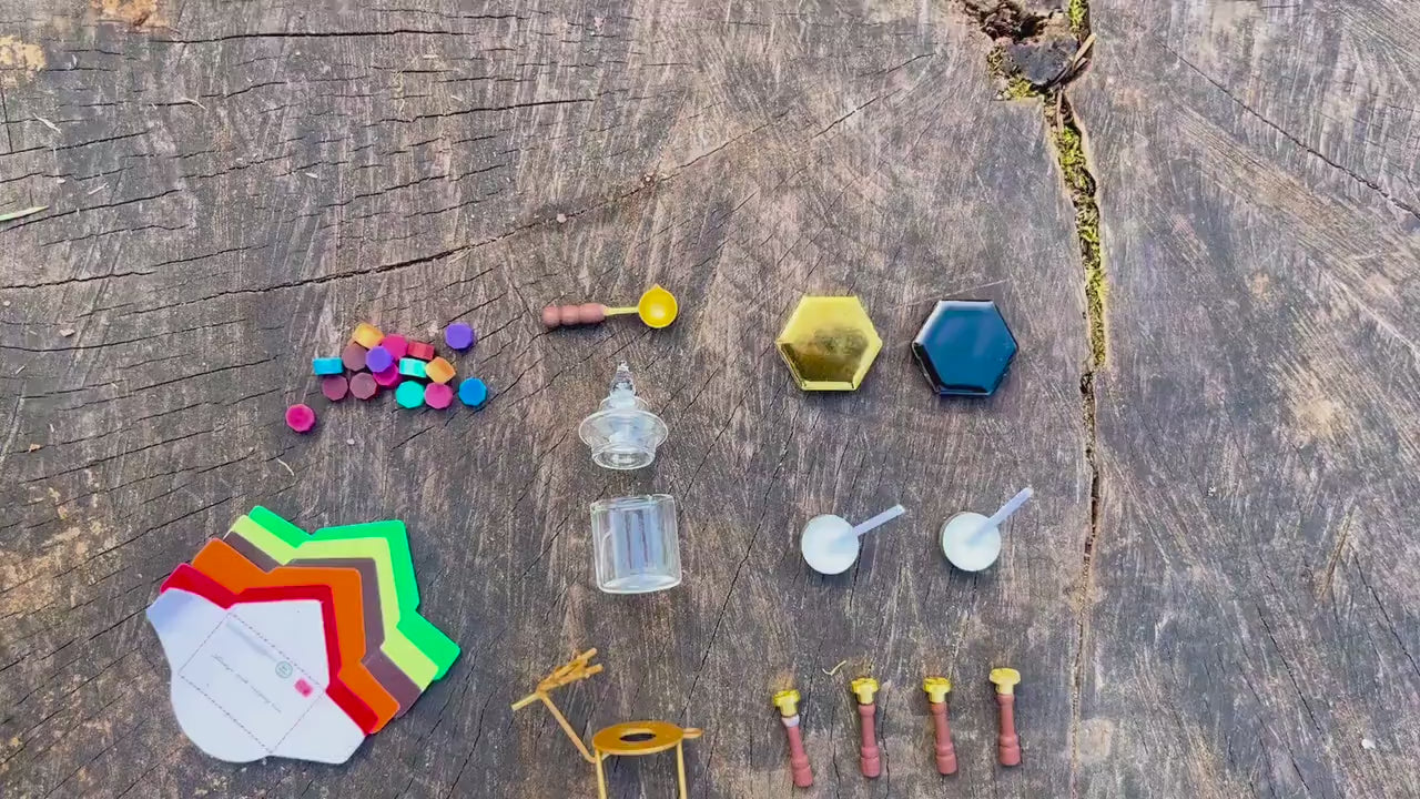 Miniature Wax Seal Stamp Kit – Create a Lovely Fairy Letter with a Real Wax Stamp