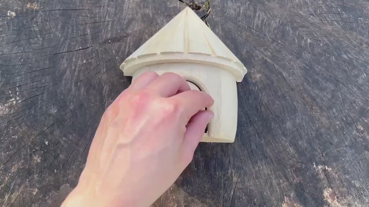 Fairy Garden Wooden Log Cabin – DIY Craftable Decor