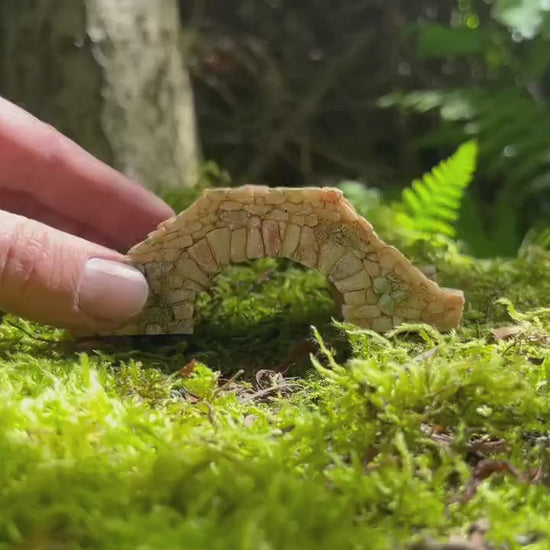 Whimsical Fairy Garden Stone Bridge